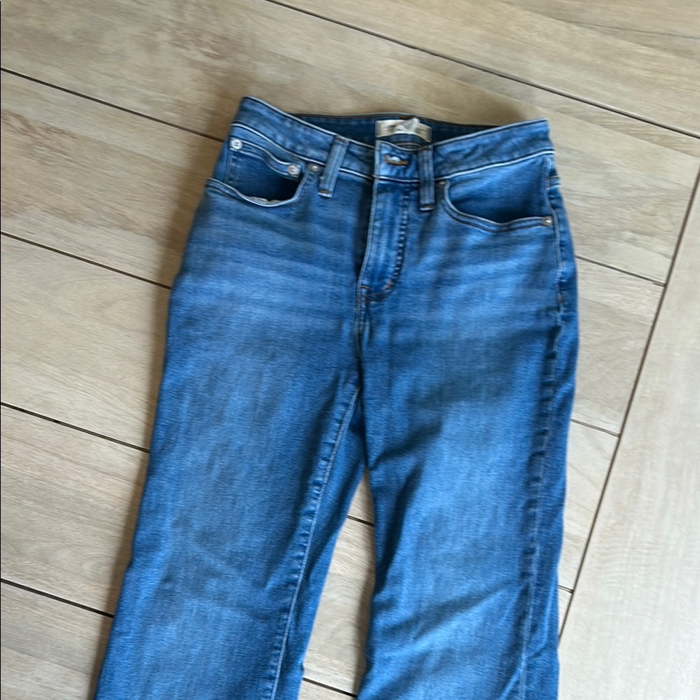 Madewell Blue Straight Leg Jeans